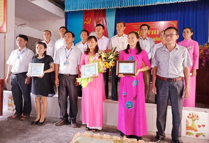 Đảng ủy xã Quỳnh Trang đã tổ chức Hội thi Bí thư Chi bộ giỏi năm 2018